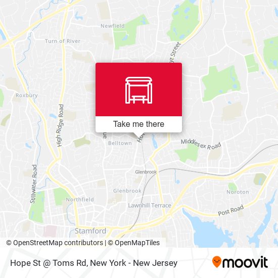 Mapa de Hope St @ Toms Rd