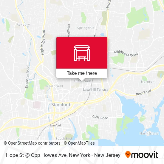 Hope St @ Opp Howes Ave map