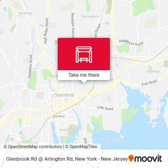 Glenbrook Rd @ Arlington Rd map