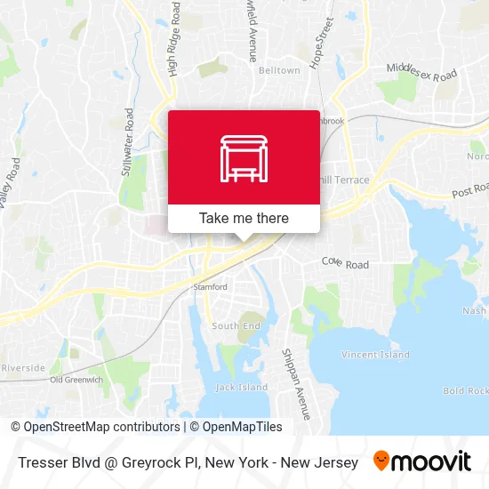 Tresser Blvd @ Greyrock Pl map