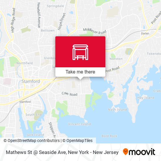 Mapa de Mathews St @ Seaside Ave