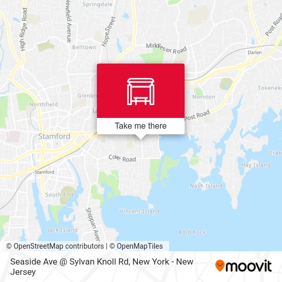 Seaside Ave @ Sylvan Knoll Rd map