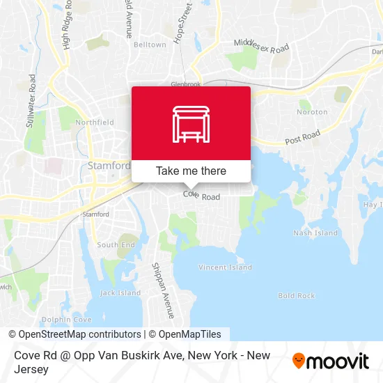 Cove Rd @ Opp Van Buskirk Ave map