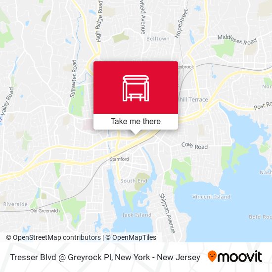 Tresser Blvd @ Greyrock Pl map