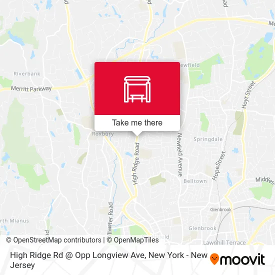 High Ridge Rd @ Opp Longview Ave map