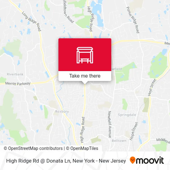 High Ridge Rd @ Donata Ln map