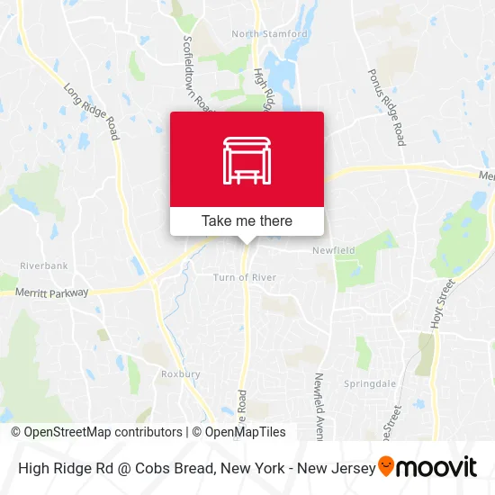 High Ridge Rd @ Cobs Bread map