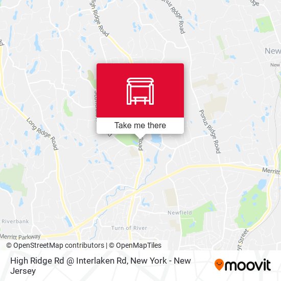 High Ridge Rd @ Interlaken Rd map