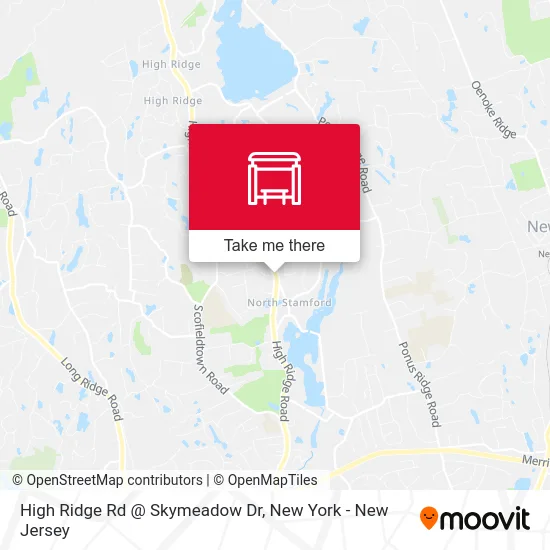 High Ridge Rd @ Skymeadow Dr map