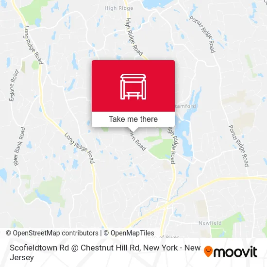 Scofieldtown Rd @ Chestnut Hill Rd map
