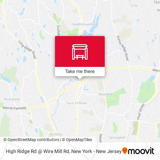 High Ridge Rd @ Wire Mill Rd map