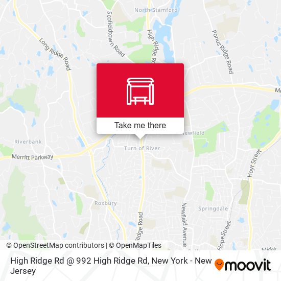 High Ridge Rd @ 992 High Ridge Rd map