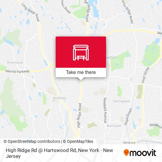 High Ridge Rd @ Hartswood Rd map