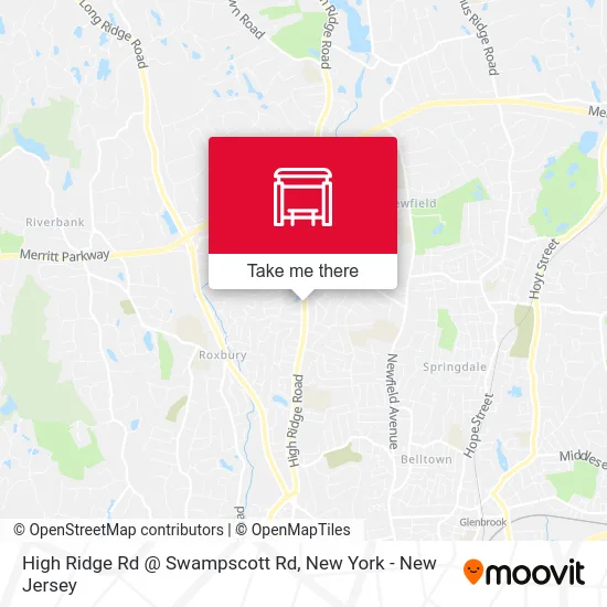 High Ridge Rd @ Swampscott Rd map