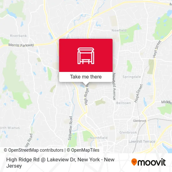 High Ridge Rd @ Lakeview Dr map