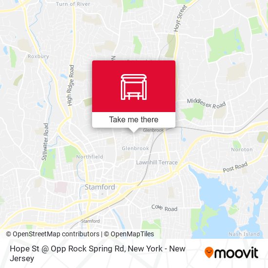 Hope St @ Opp Rock Spring Rd map