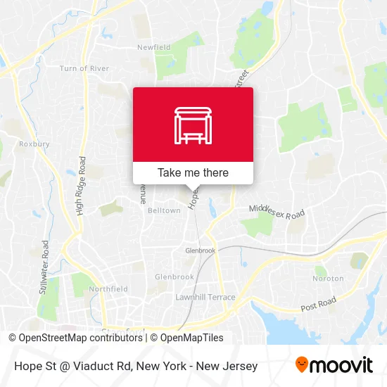 Hope St @ Viaduct Rd map