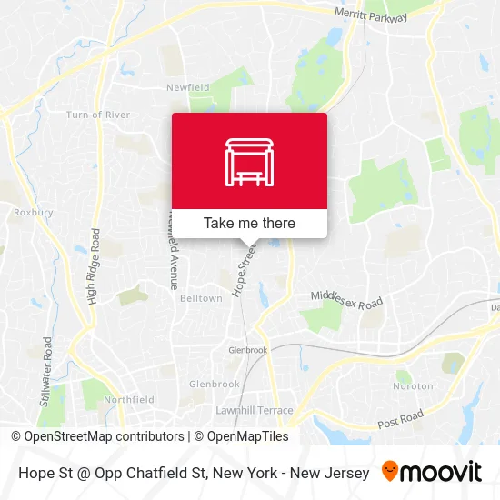 Hope St @ Opp Chatfield St map