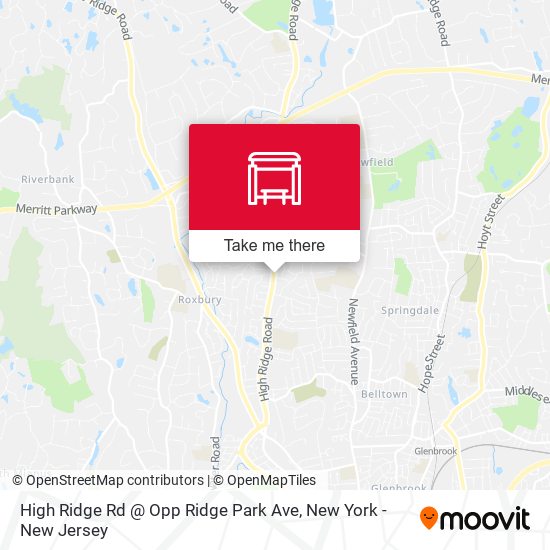 Mapa de High Ridge Rd @ Opp Ridge Park Ave