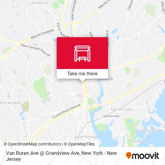 Van Buren Ave @ Grandview Ave map