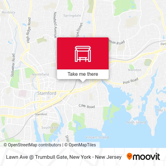 Lawn Ave @ Trumbull Gate map