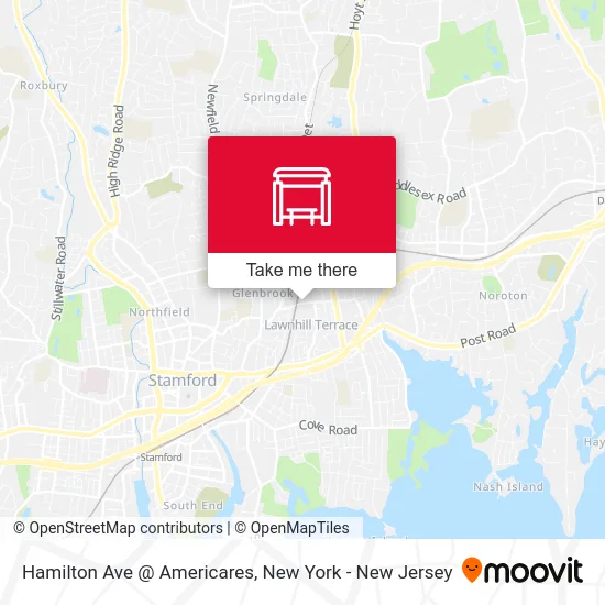 Hamilton Ave @ Americares map