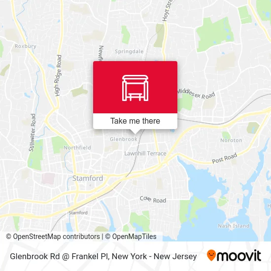 Glenbrook Rd @ Frankel Pl map