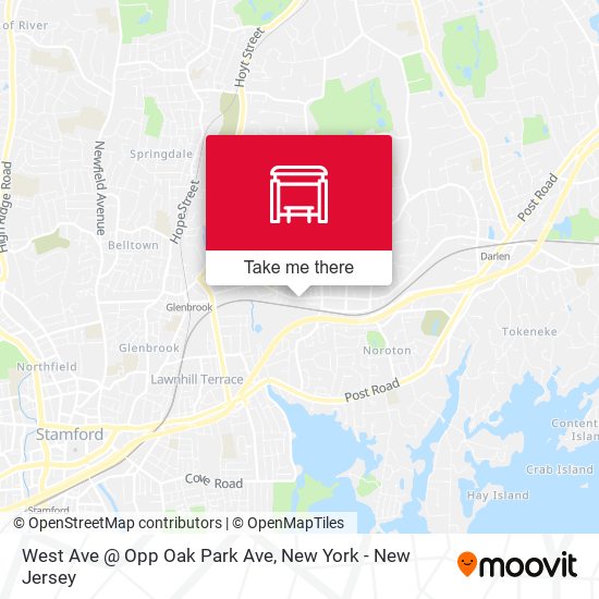 Mapa de West Ave @ Opp Oak Park Ave