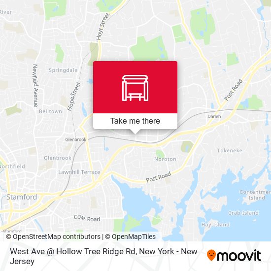 West Ave @ Hollow Tree Ridge Rd map