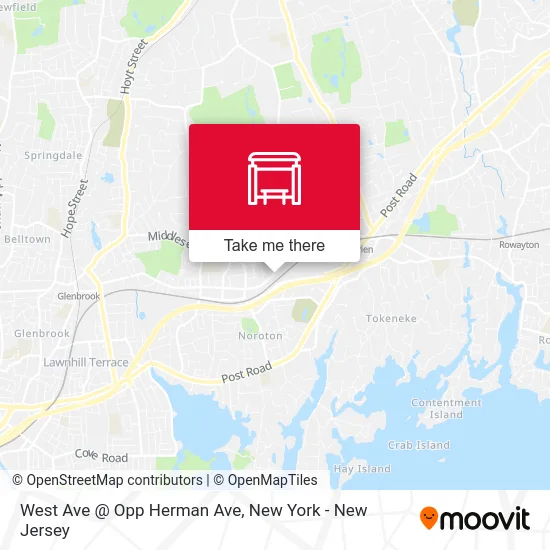 West Ave @ Opp Herman Ave map