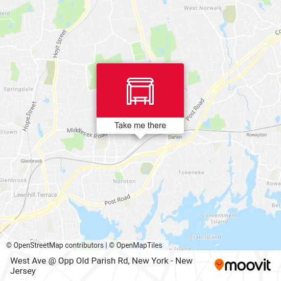 West Ave @ Opp Old Parish Rd map