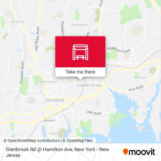 Mapa de Glenbrook Rd @ Hamilton Ave