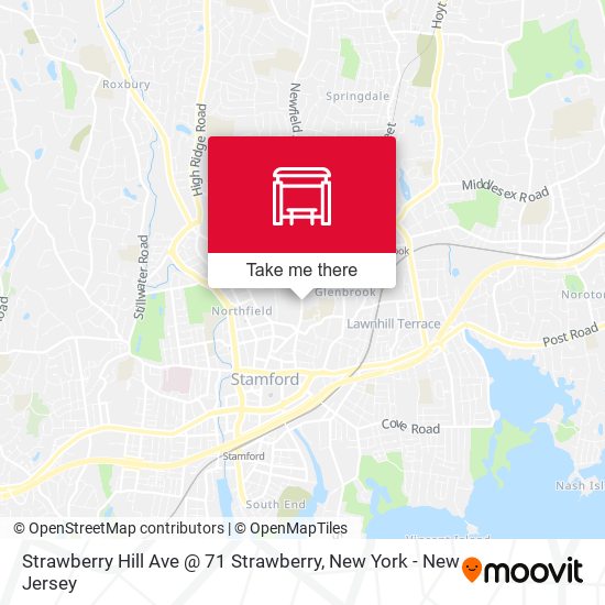 Strawberry Hill Ave @ 71 Strawberry map