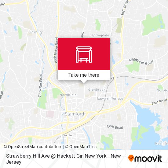 Mapa de Strawberry Hill Ave @ Hackett Cir