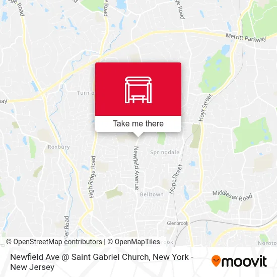 Newfield Ave @ Saint Gabriel Church map