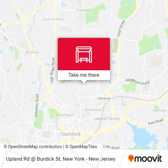 Upland Rd @ Burdick St map