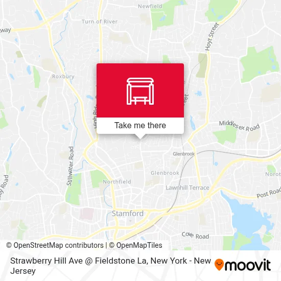 Strawberry Hill Ave @ Fieldstone La map