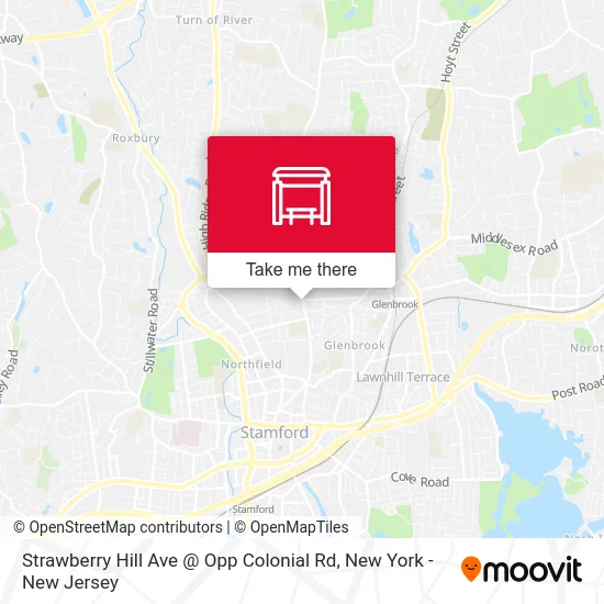 Strawberry Hill Ave @ Opp Colonial Rd map