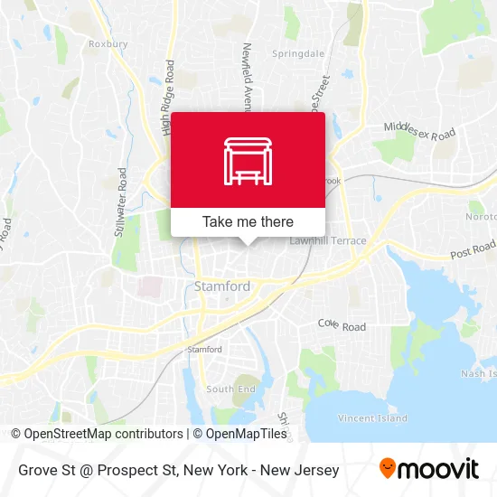 Grove St @ Prospect St map