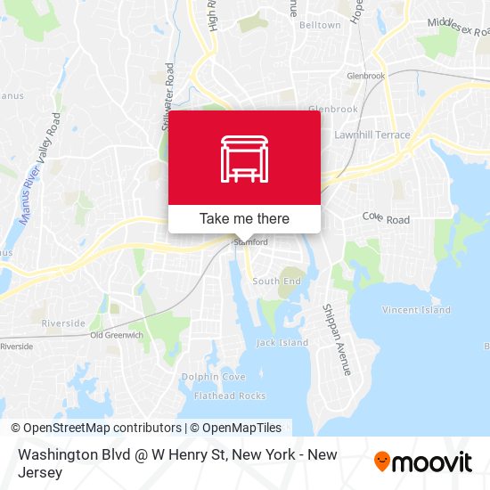 Washington Blvd @ W Henry St map