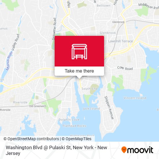 Washington Blvd @ Pulaski St map