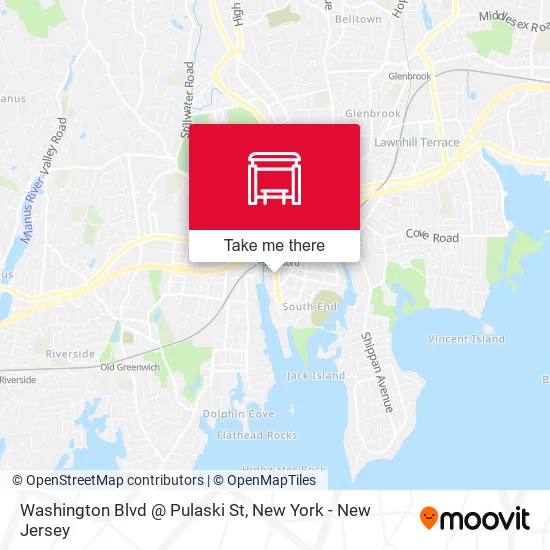 Mapa de Washington Blvd @ Pulaski St