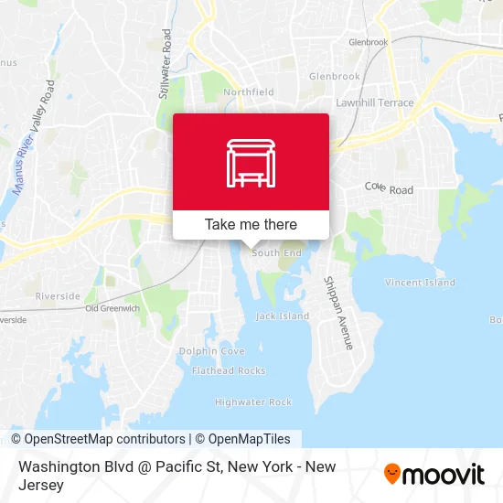 Washington Blvd @ Pacific St map