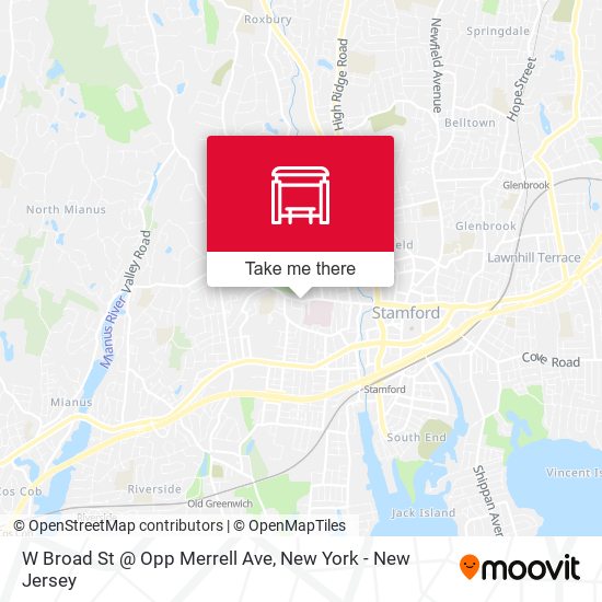 Mapa de W Broad St @ Opp Merrell Ave