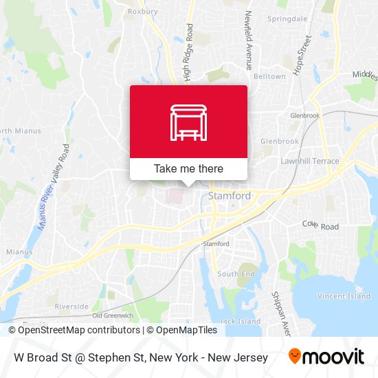 Mapa de W Broad St @ Stephen St