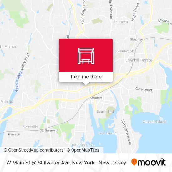 W Main St @ Stillwater Ave map