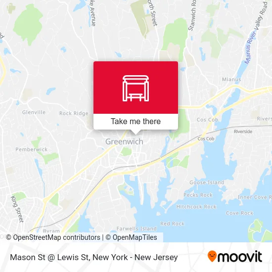 Mason St @ Lewis St map