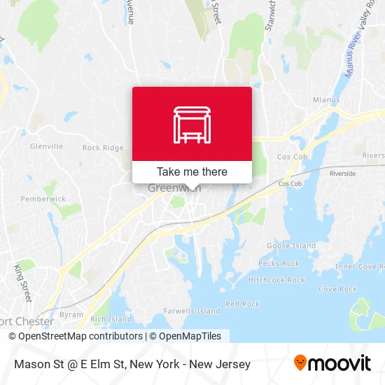 Mason St @ E Elm St map