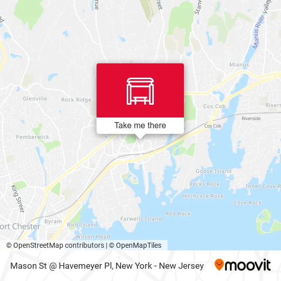Mason St @ Havemeyer Pl map