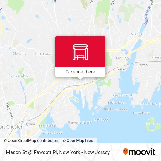 Mason St @ Fawcett Pl map